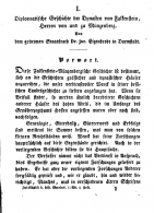 I Diplomatische Geschichte der Dynasten von Falkenstein Herren von und zu Münzenberg Bon dem geheimen Staatsrath Dr Zur Eigenbrodt in Darmstadt