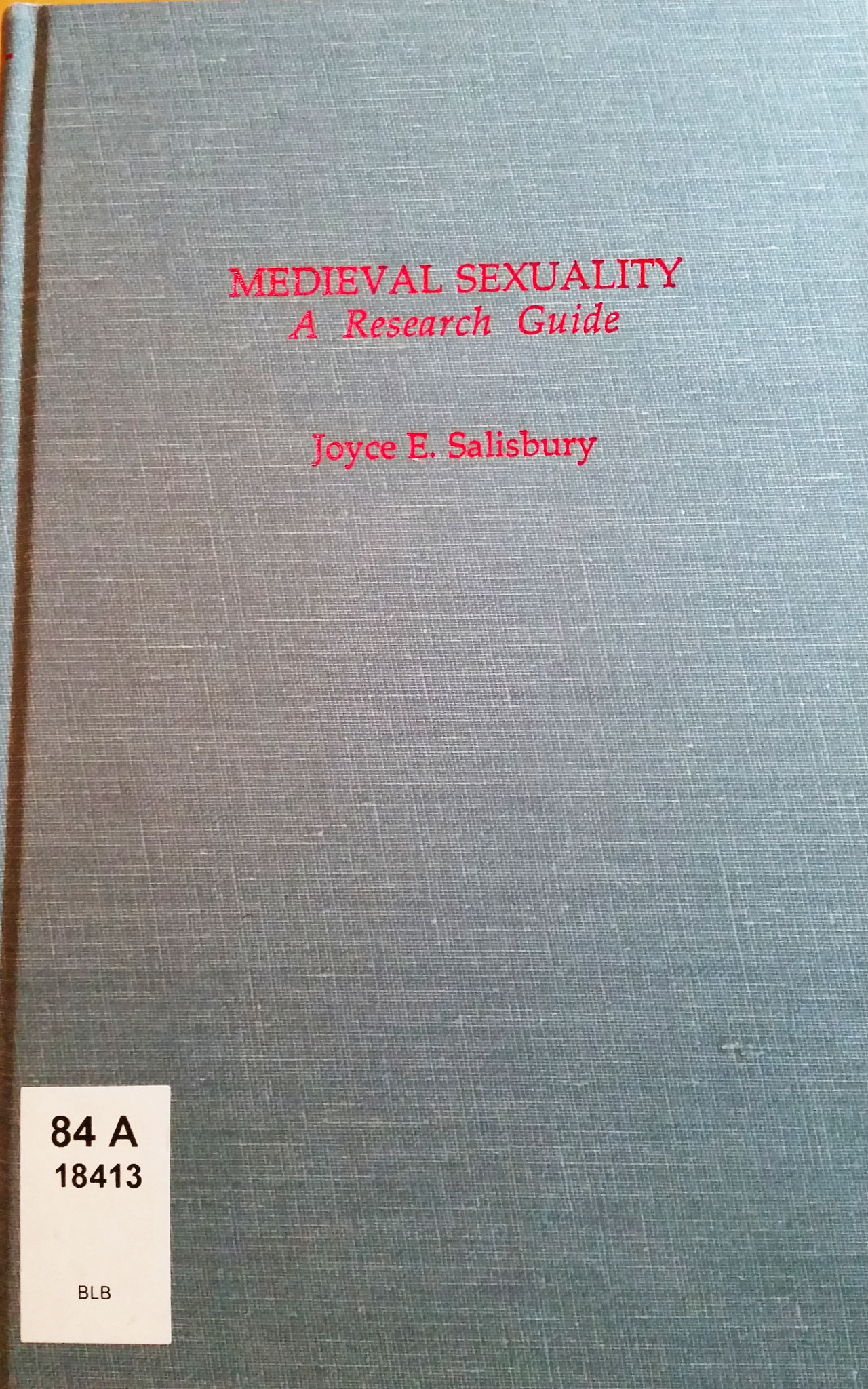 Neues Recherchematerial: Medieval Sexuality